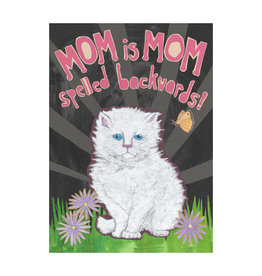 Mom Is Mom Spelled Backwards Greeting Card