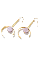 Santorini Earrings - Amethyst