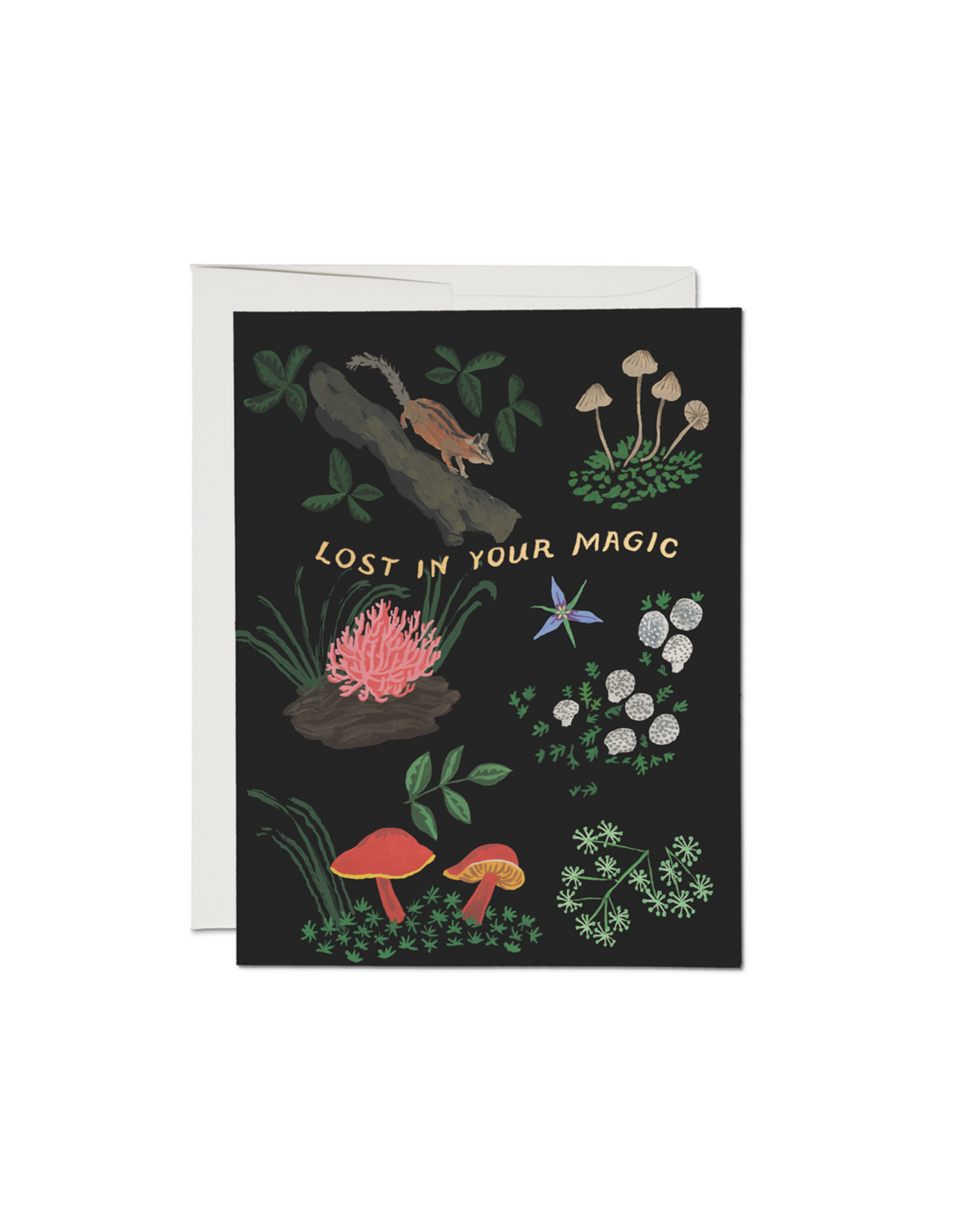 Lost In Your Magic Woodland Greeting Card