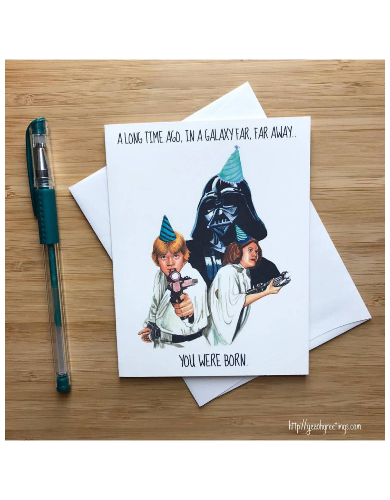 Star Wars (Far Far Away) Birthday Greeting Card