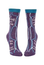 I Love My Job Just Kidding Women's Crew Socks