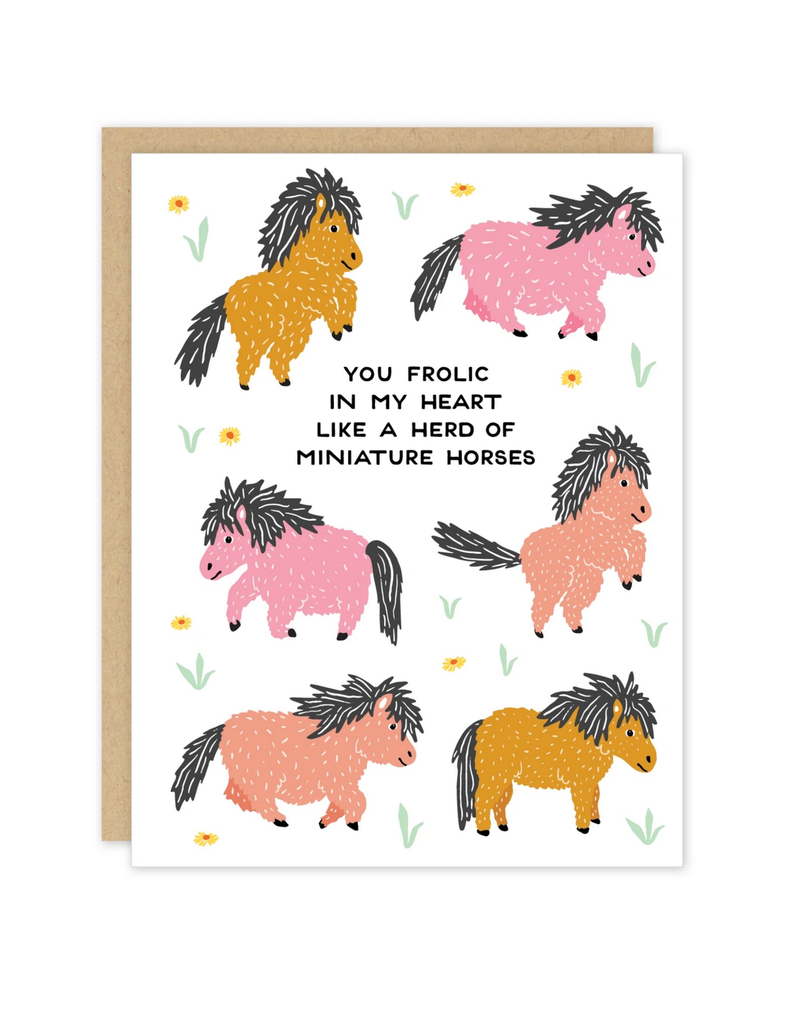 You Frolic in My Heart Greeting Card
