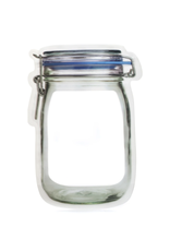 Zipper Bag Mason Jar Large Set of 2