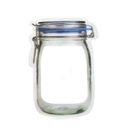 Zipper Bag Mason Jar Large Set of 2 *