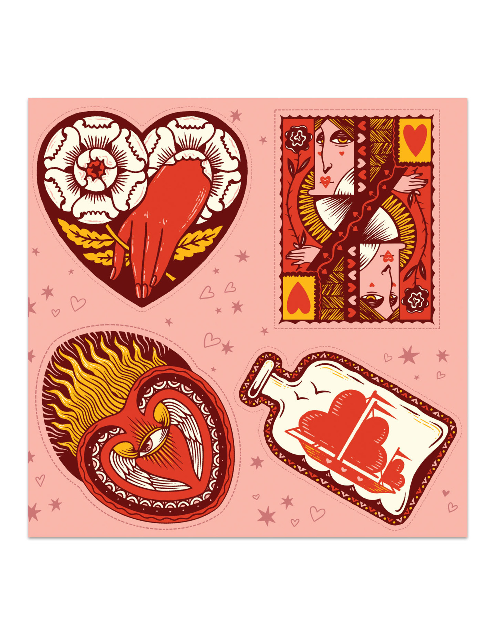 DIY Cut-Out Valentines -  Love Token