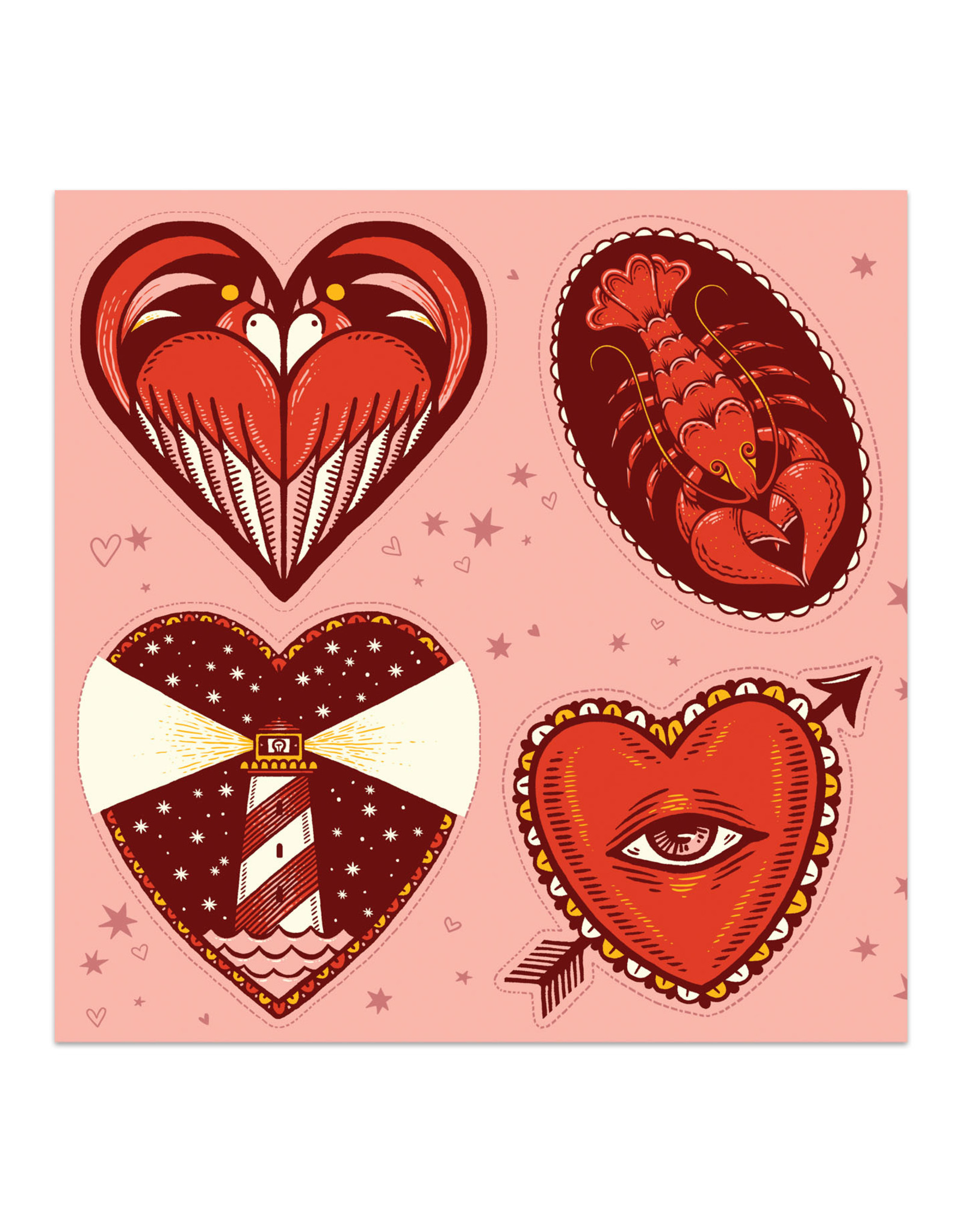 DIY Cut-Out Valentines -  Love Token