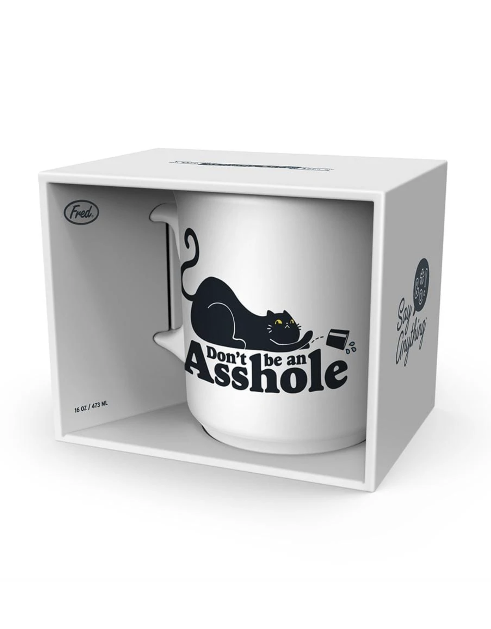Don't Be An Asshole Cat Mug