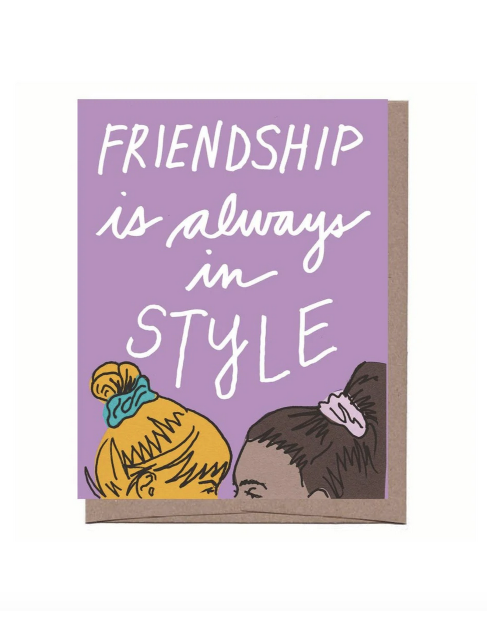 Scrunchie Friends Greeting Card