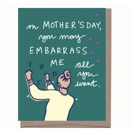 Dancing on Mother's Day Greeting Card