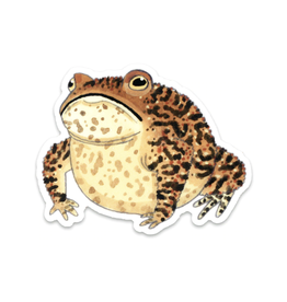 Grouchy Toad Sticker