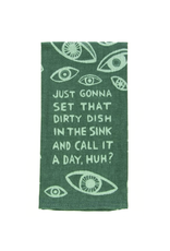 Dish in the Sink Dish Towel