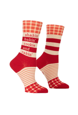 Shakin Bakin Cookie and Cakin Women's Crew Socks