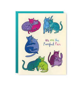 We Are the Purrfect Pair Greeting Card