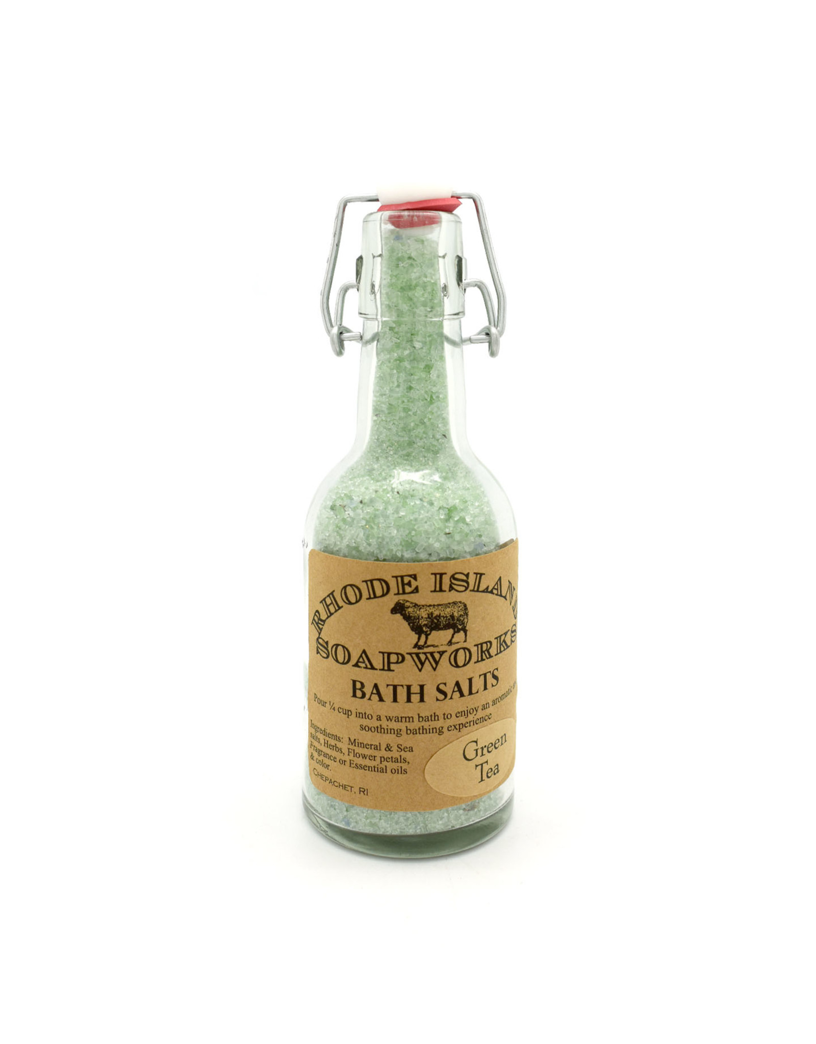 Green Tea Bottled Bath Salts
