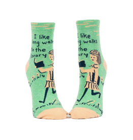 Long Walks Library Women's Ankle Socks