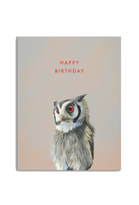 Happy Birthday Owl Greeting Card