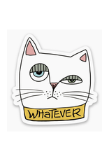 Whatever Cat Sticker
