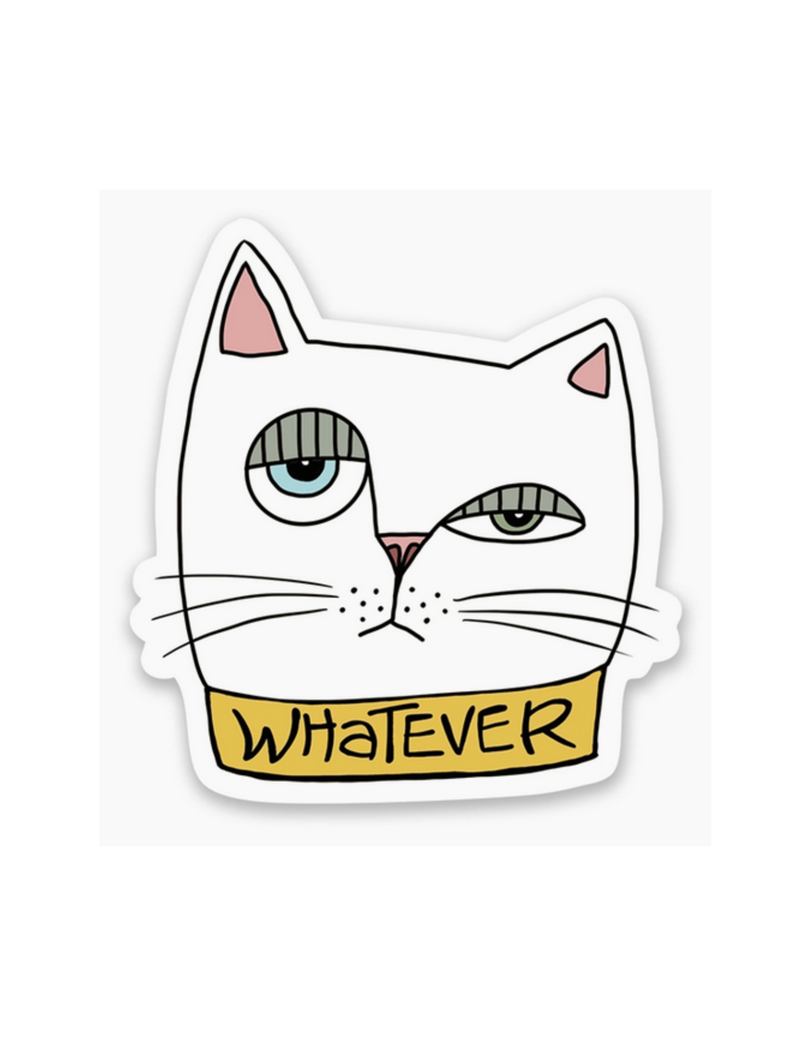 Whatever Cat Sticker