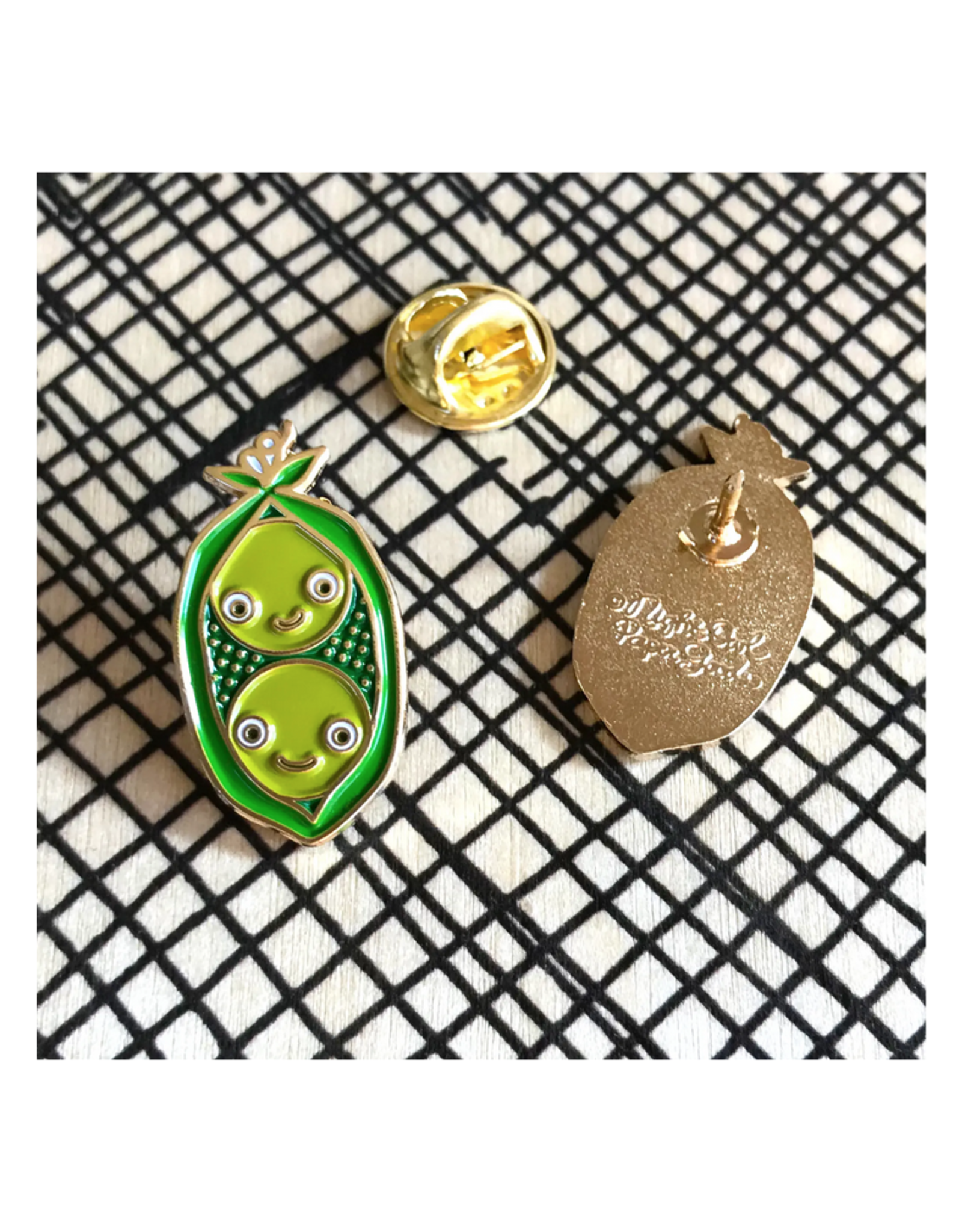 Two Peas in a Pod Enamel Pin