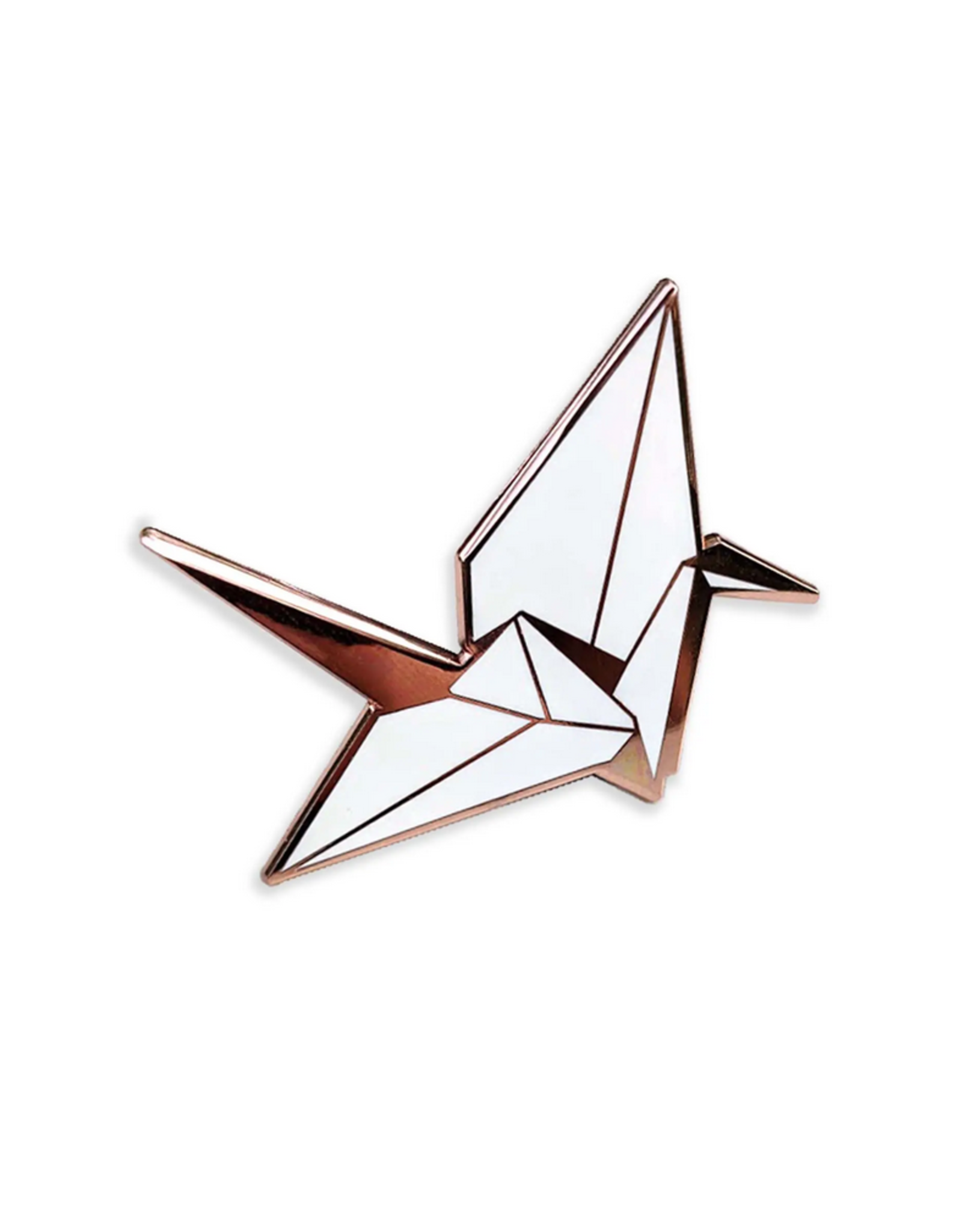 Origami Swan Enamel Pin