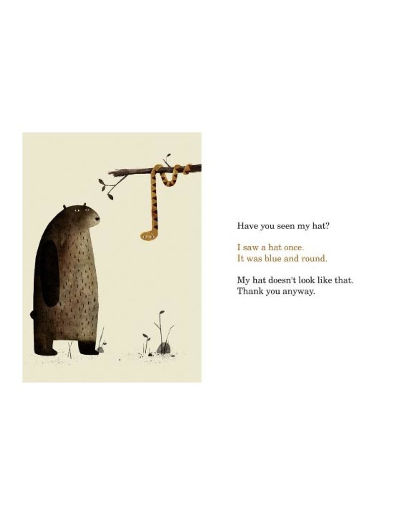 I Want My Hat Back (Board Book)