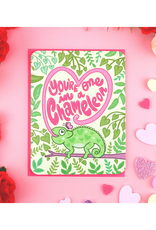 You're One in a Chameleon Greeting Card (Turtle's Soup)