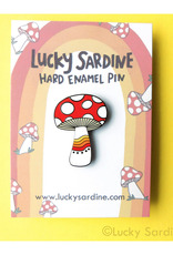 Mushroom Rainbow Enamel Pin Mushroom Rainbow Enamel Pin