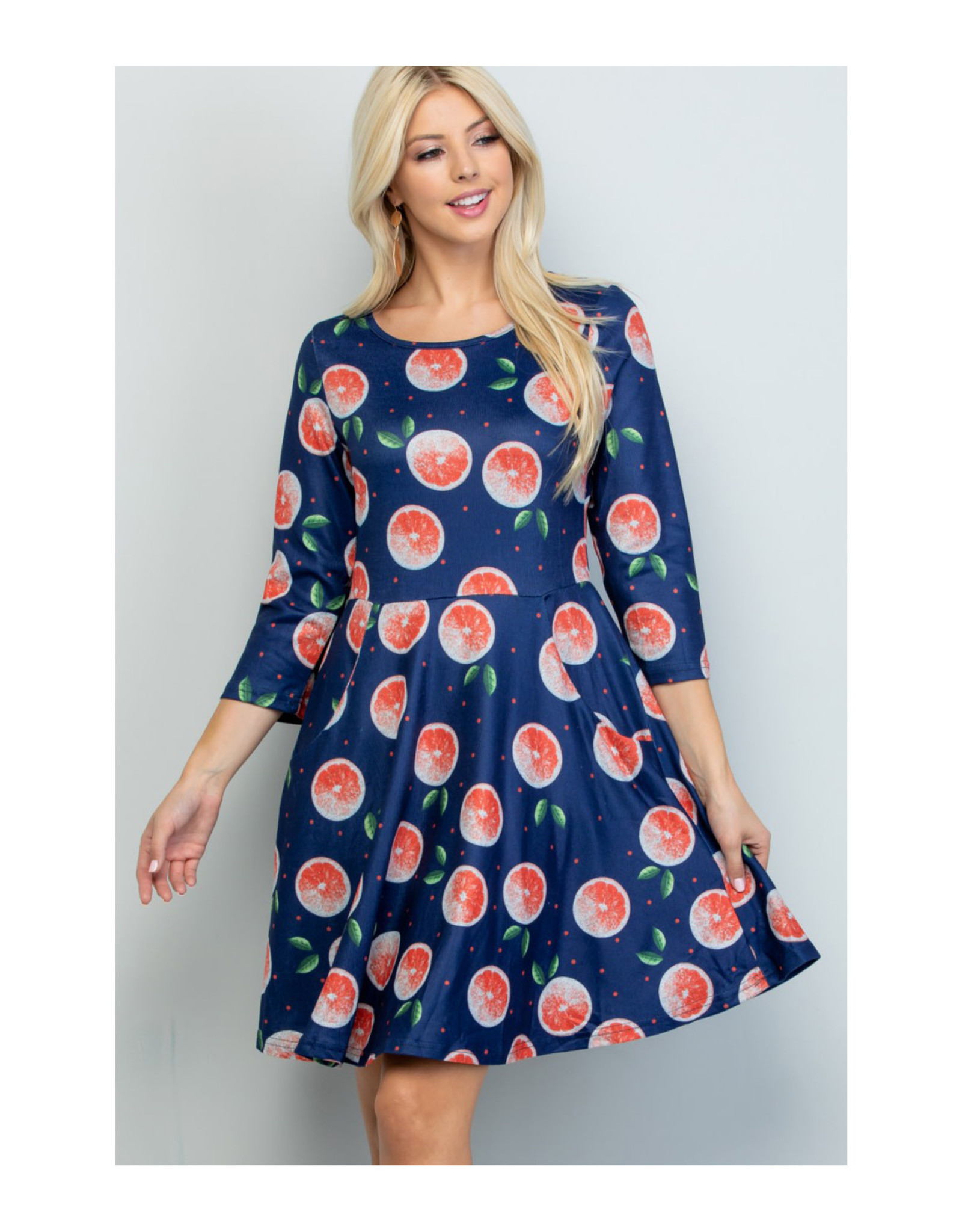 Grapefruit Tunic Dress