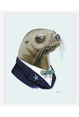 Sea Lion Gentleman Print