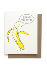 I Find You Very Apeeling Banana Greeting Card