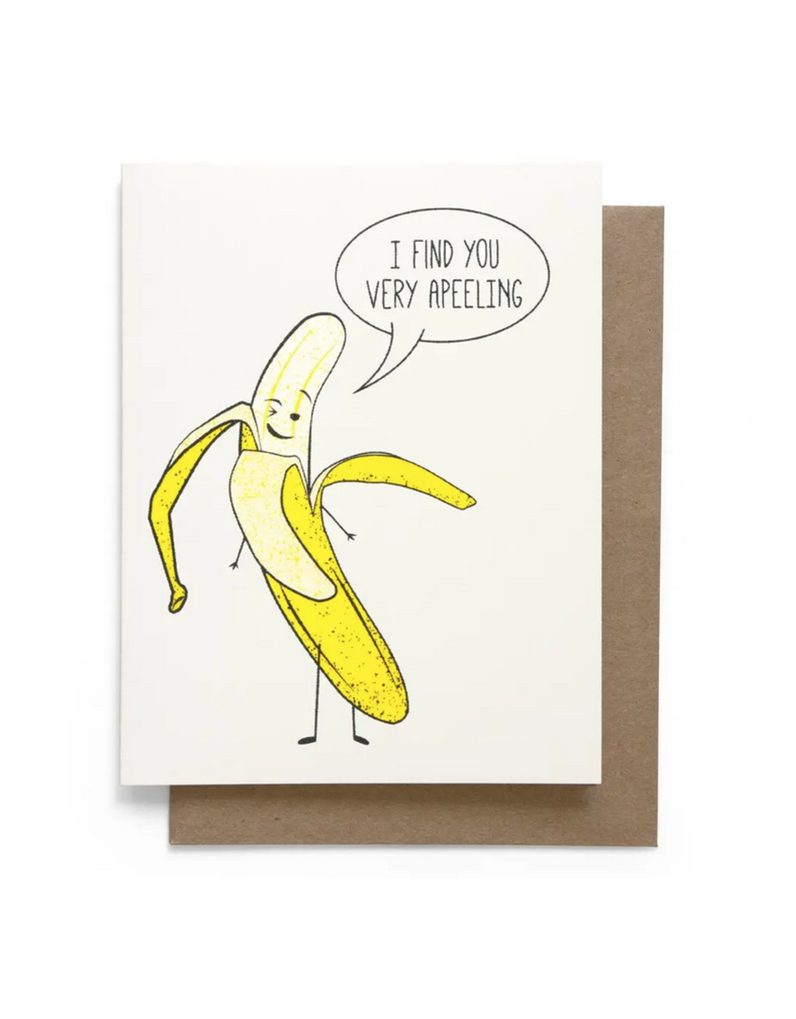 I Find You Very Apeeling Banana Greeting Card