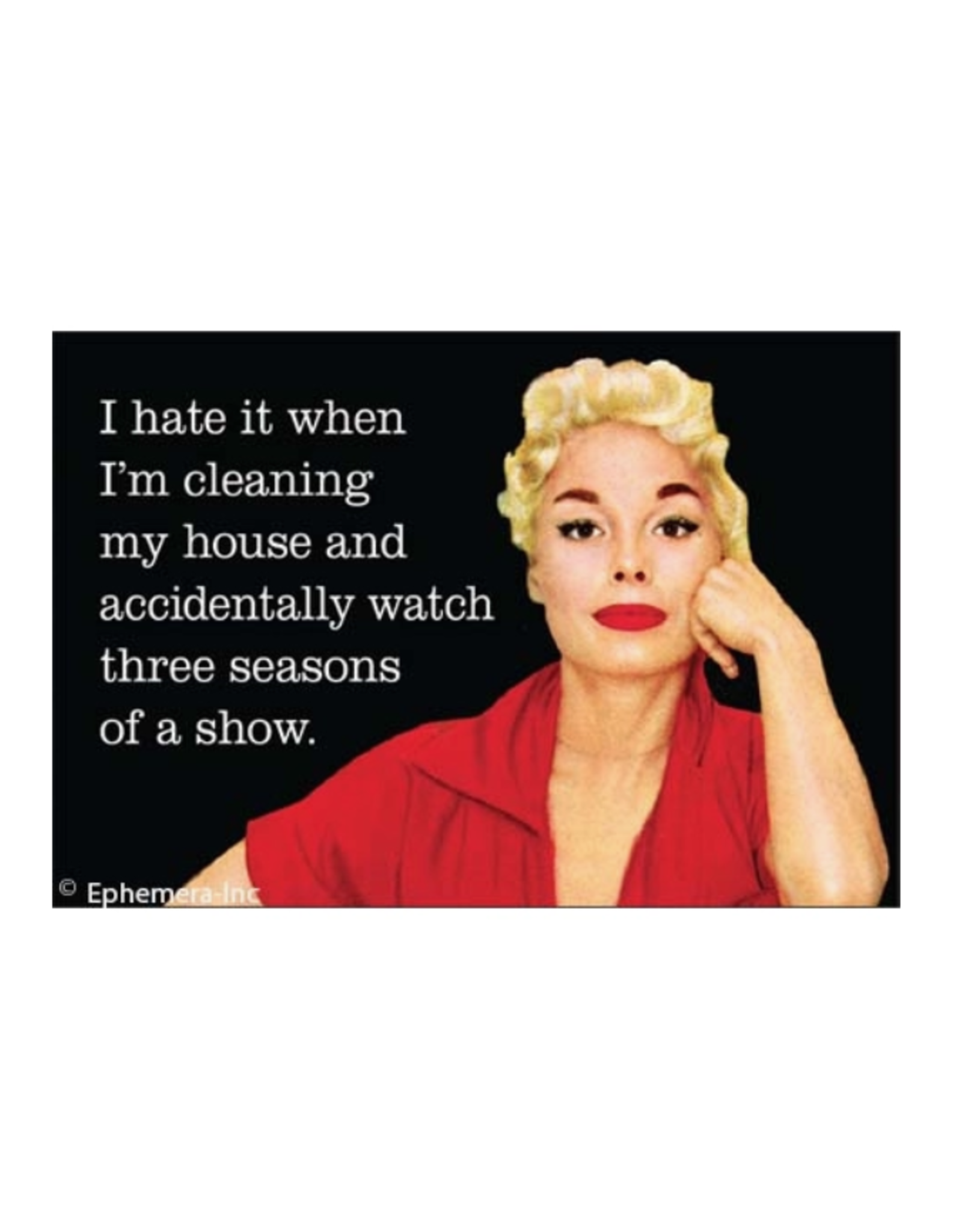 I Hate It When I'm Cleaning My House... Magnet