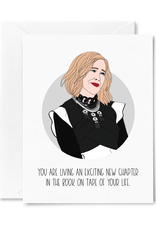 Moira Book on Tape Greeting Card