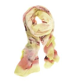 Breezy Branches Scarf - Honey Yellow