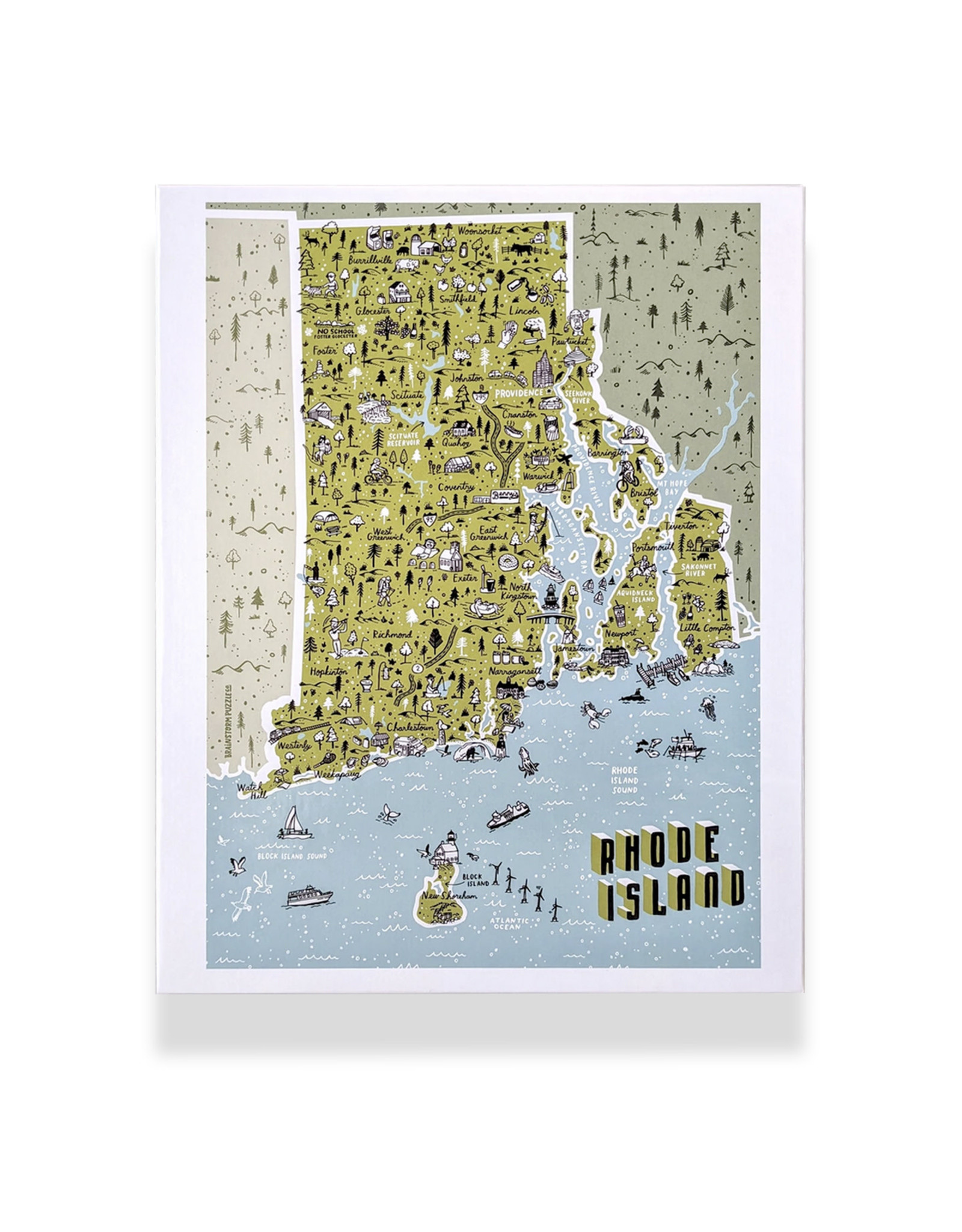 Rhode Island Map Puzzle