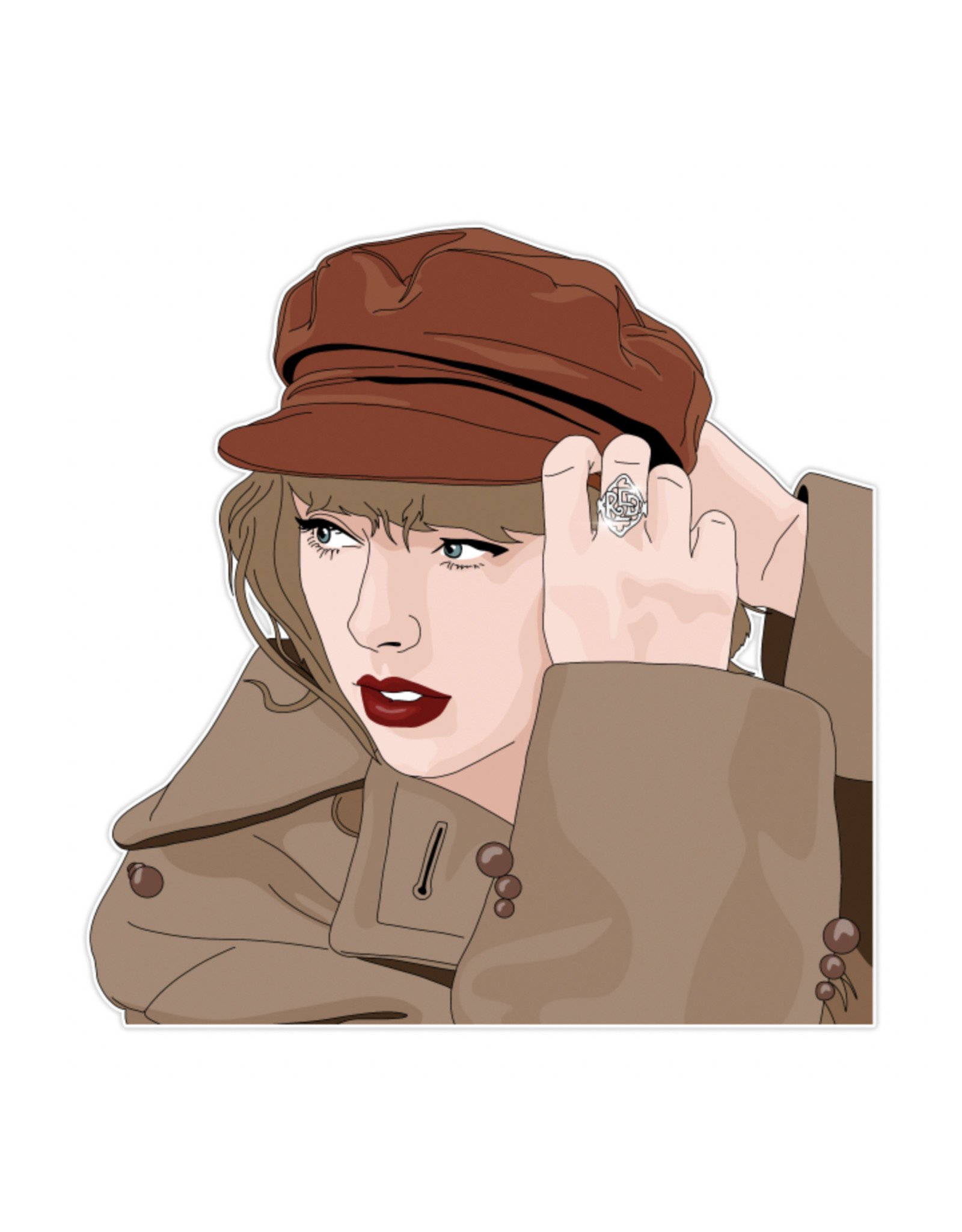 Taylor Swift Red (Taylor's Version) Sticker