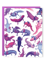 Axolotl Greeting Card