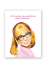 Perfect Birthday Girl Greeting Card