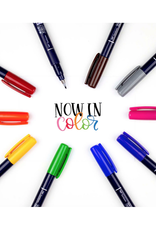 Fudenosuke Colors Calligraphy Brush Pens 10 Pack