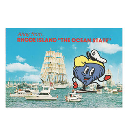 Ahoy from the Ocean State Clancy Postcard