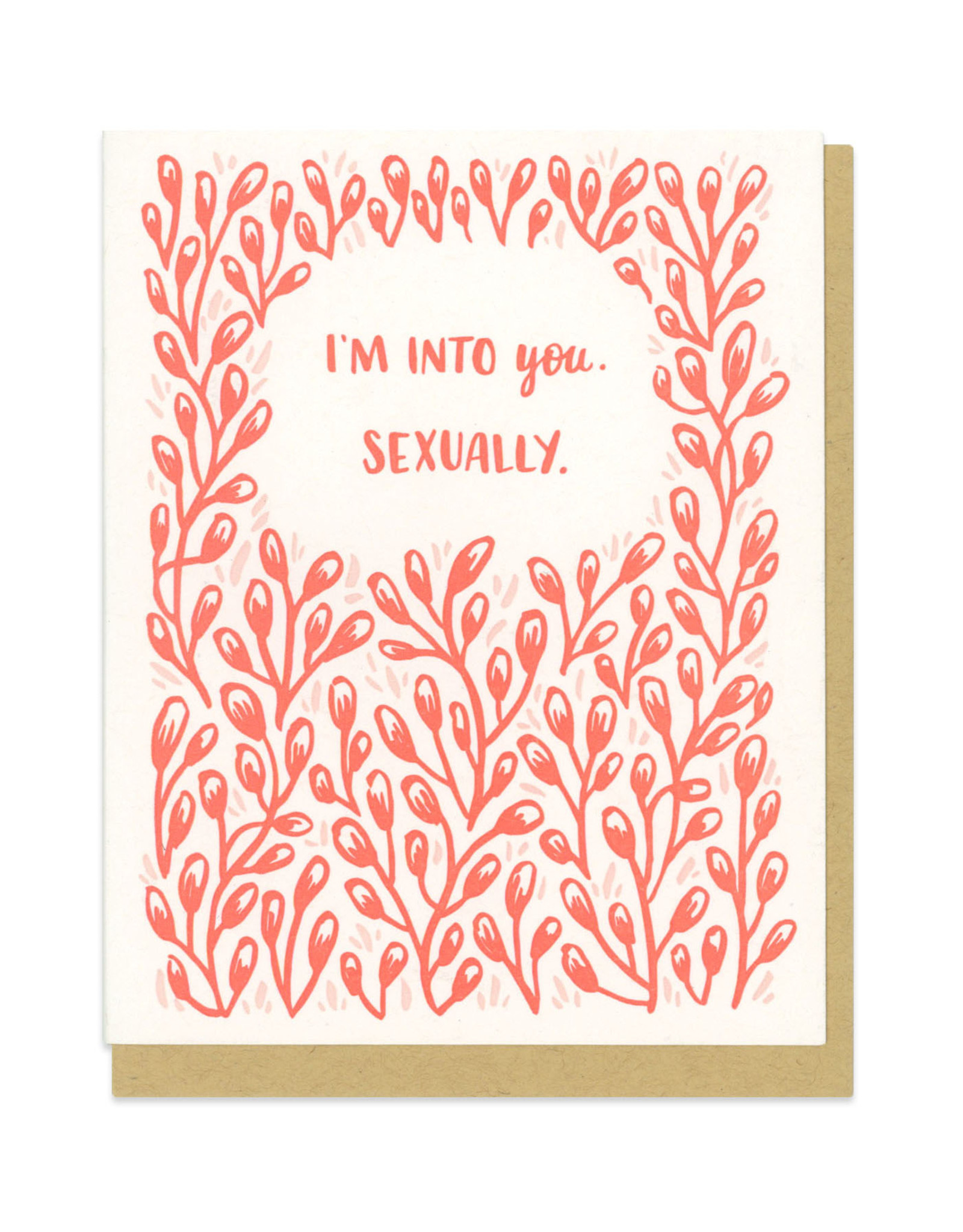 I'm Into You Sexually (Red) Greeting Card