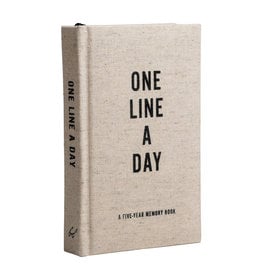One Line a Day Journal - Canvas
