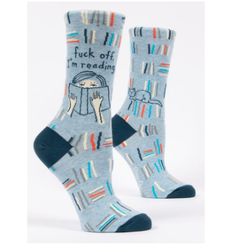 Fuck Off, I'm Reading Women's Crew Socks