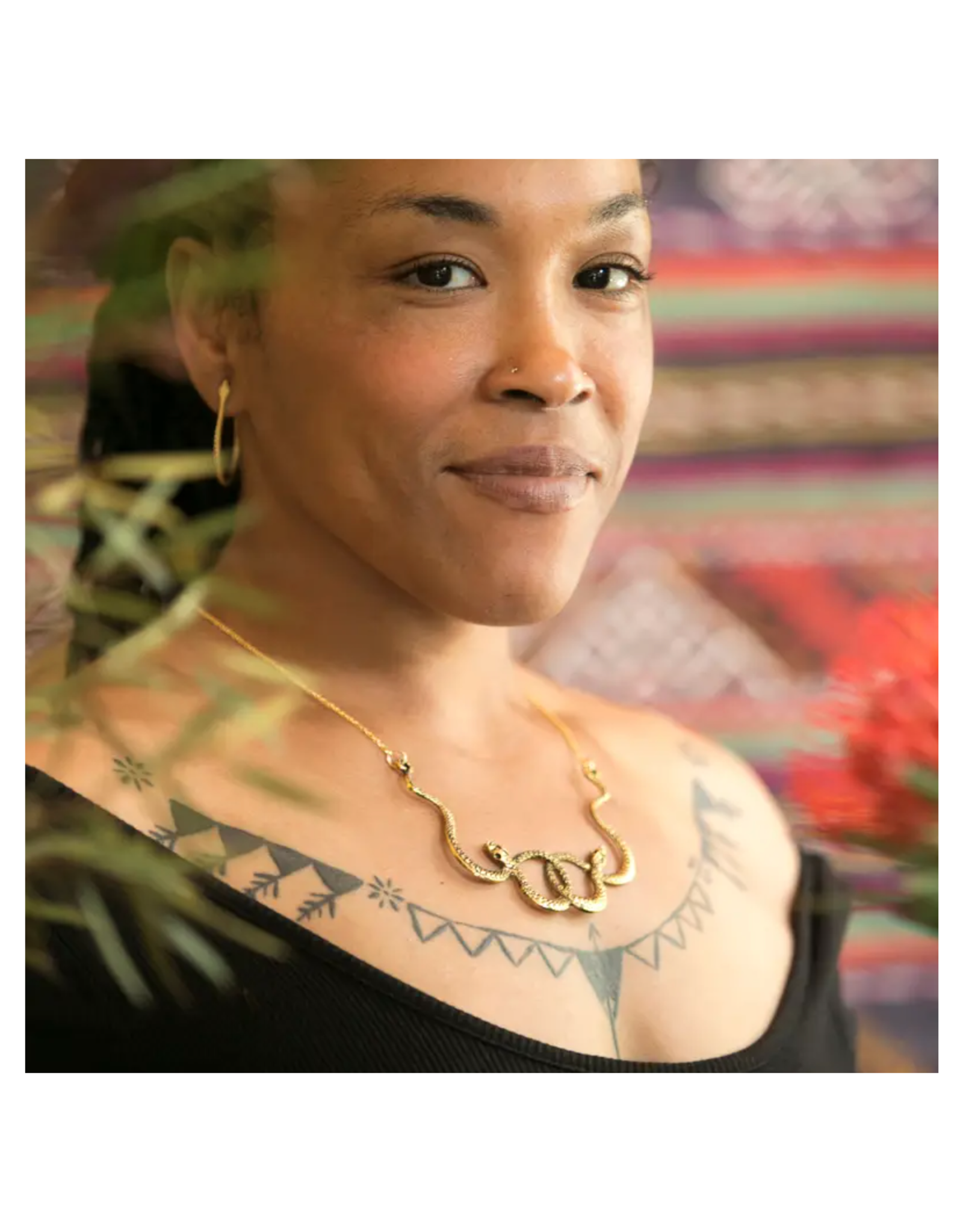 Ophidian Snake Necklace - Gold