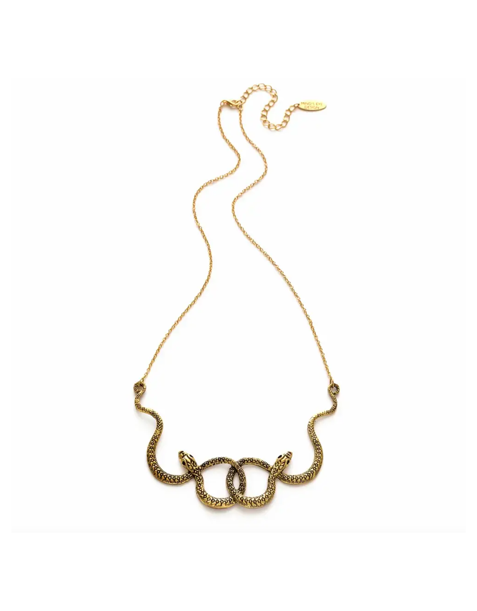 Ophidian Snake Necklace - Gold
