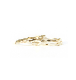 Stacking Wave Ring - Brass