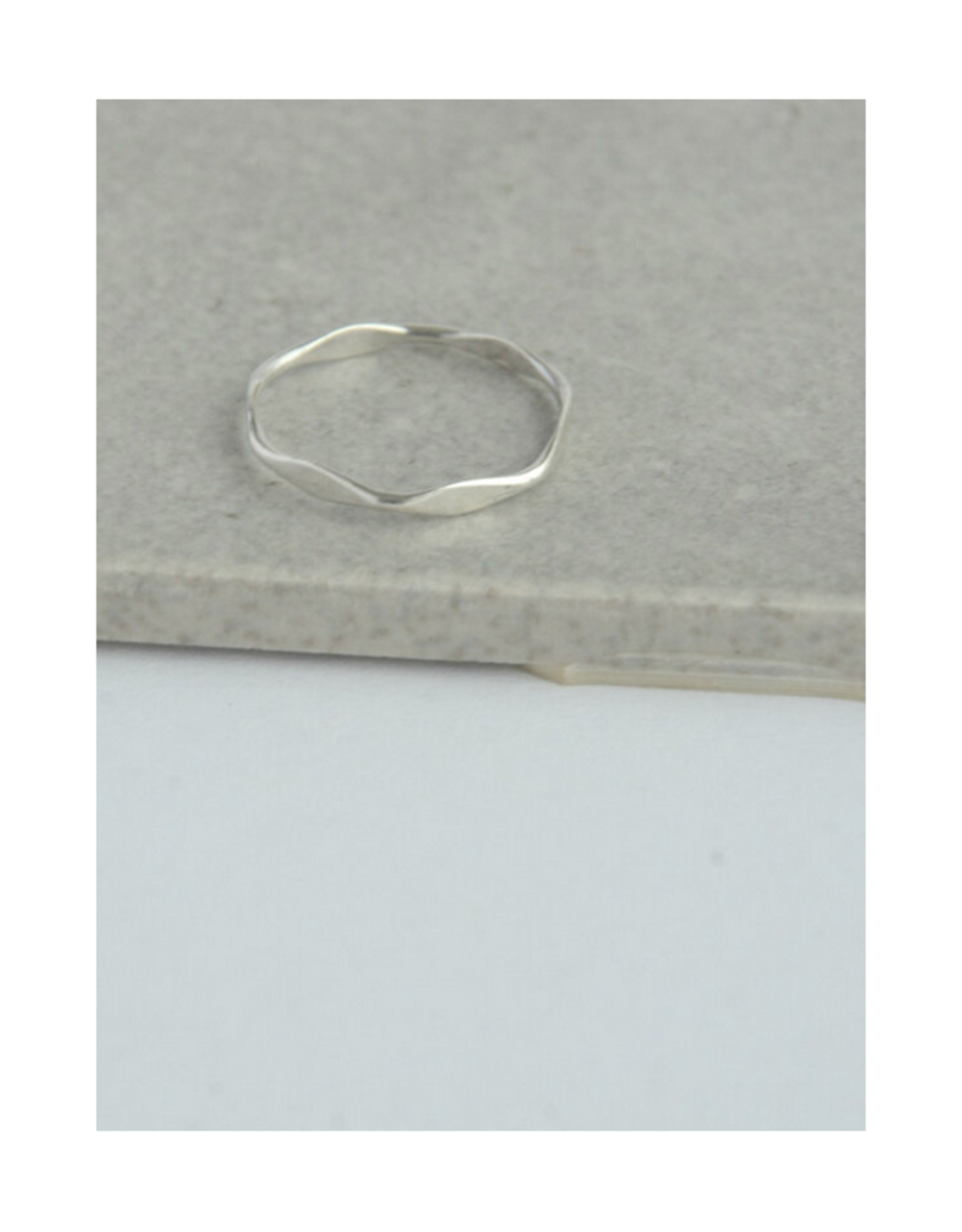 Stacking Wave Ring - Silver