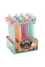Llama Eraser and Pencil Set