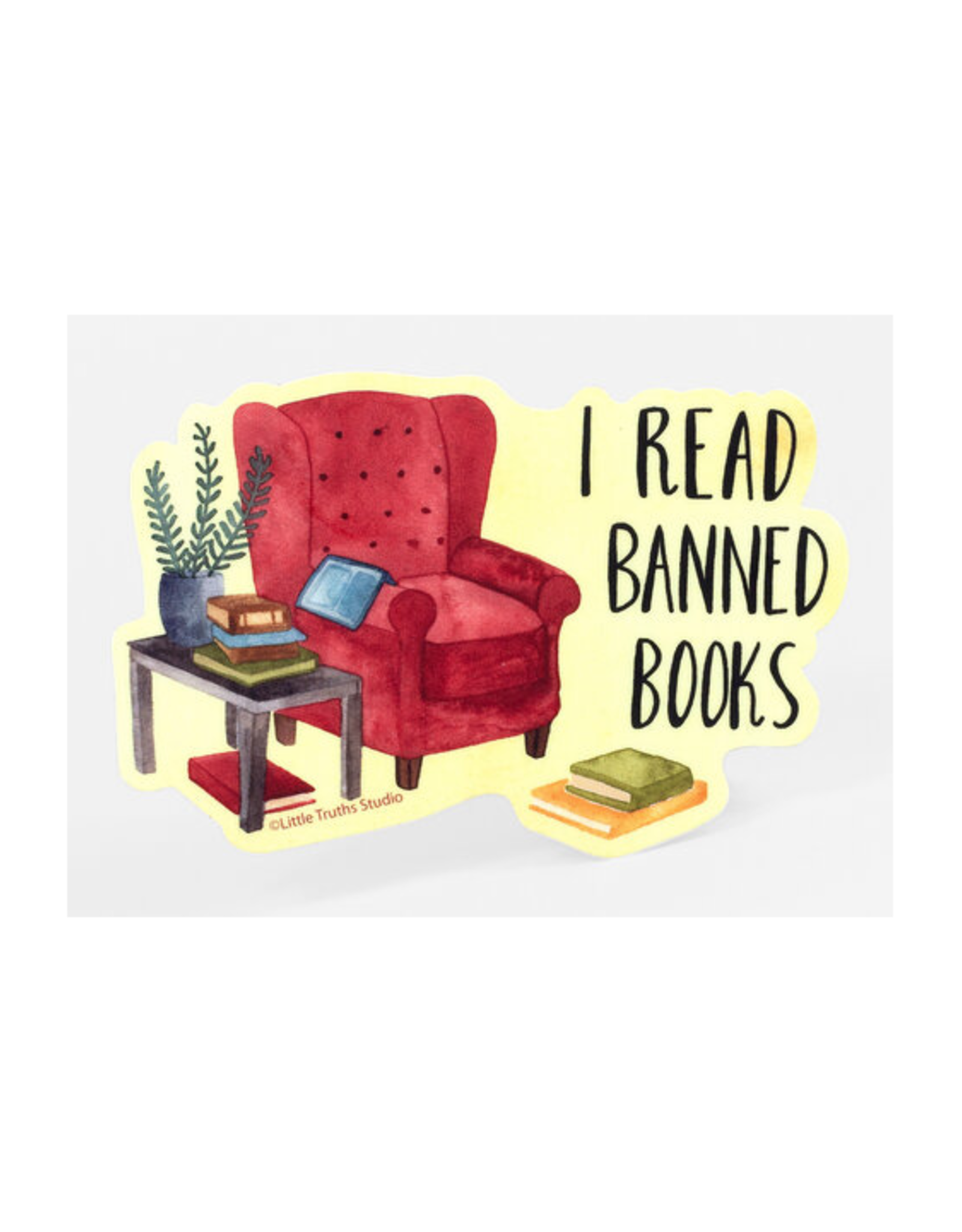 I Read Banned Books Sticker