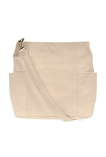 Kayleigh Side Pocket Bucket Bag - Alabaster